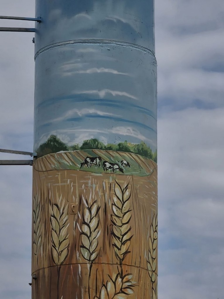 Красота белорусской природы ожила на водонапорной башне КСУП "Воронецкий"!
