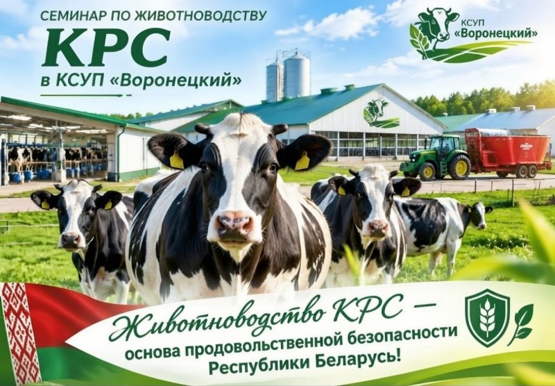 Районный семинар по развитию животноводства: инновации и технологии на базе КСУП "Воронецкий"